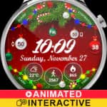 Christmas Lights Watch Face